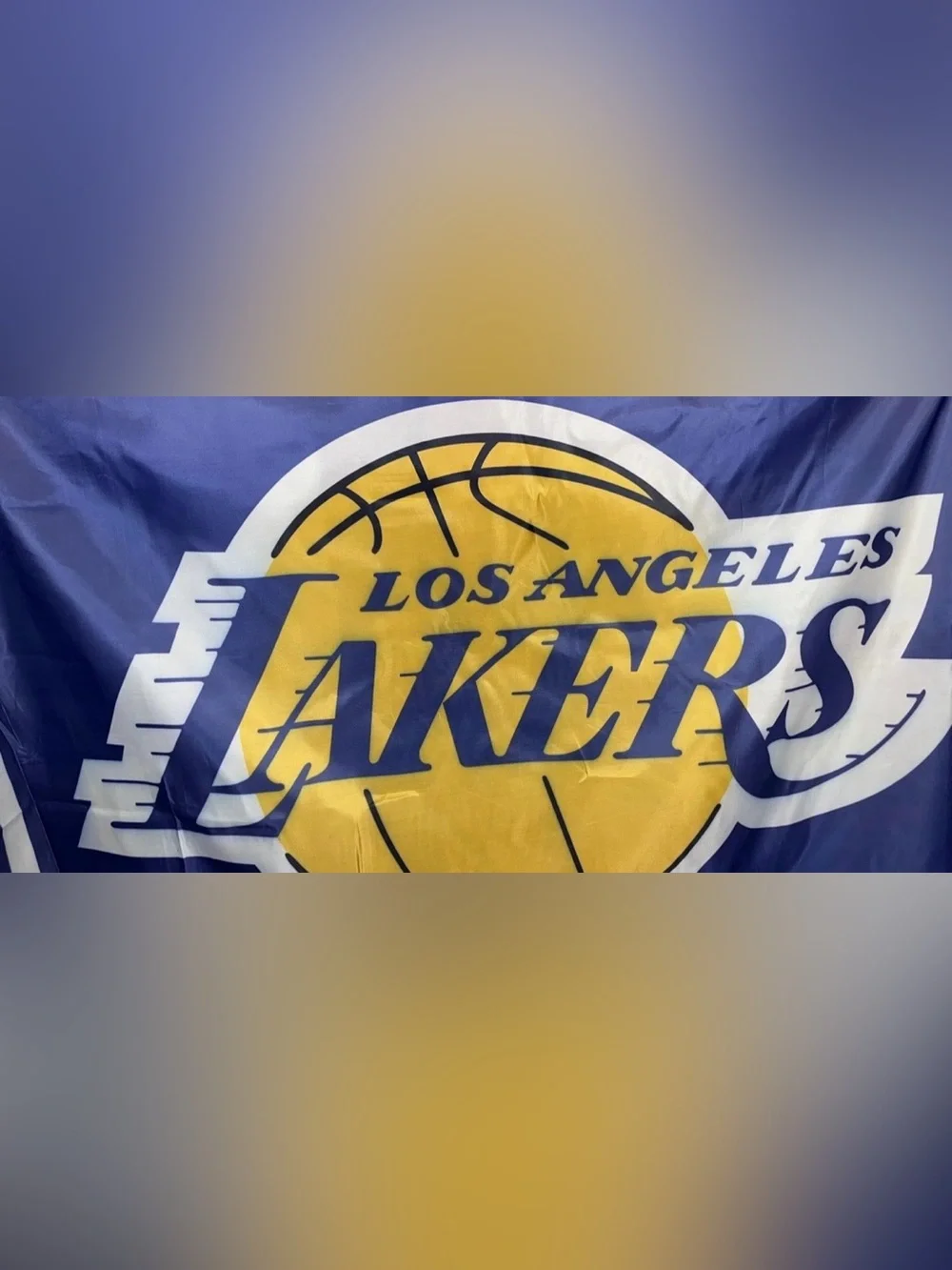 Los Angeles Lakers 3x5 Ft Flag Purple Yellow Basketball Banner Grommets